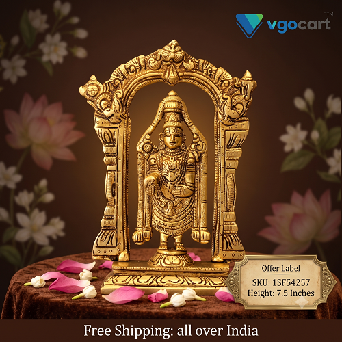 Brass Balaji With Thiruvachi Idol