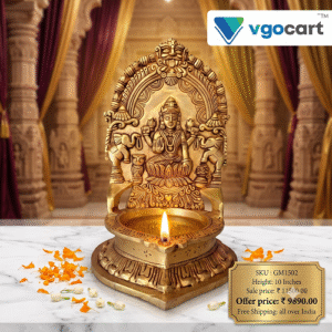 Brass Lakshmi Diya