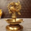 Brass Annam Five Face Diya at Wholesale Market Jaipur