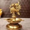 Buy Brass Annam Five Face Diya at Wholesale Market Jaipur,India | 100% Pure Brass Idols Suppliers - Image 2
