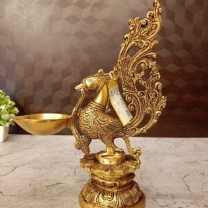 Brass Annam Holding Single Face Diya at Manufacturer Price