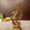 Buy Brass Annam Holding Single Face Diya at Manufacturer Price Jaipur, India | 100% Pure Brass Idols Manufacturer - Image 3