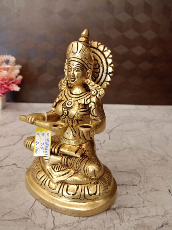 Buy Brass Annaporani Idol at Wholesale Price Coimbatore, India | 100% Pure Brass Idols Suppliers - Image 2