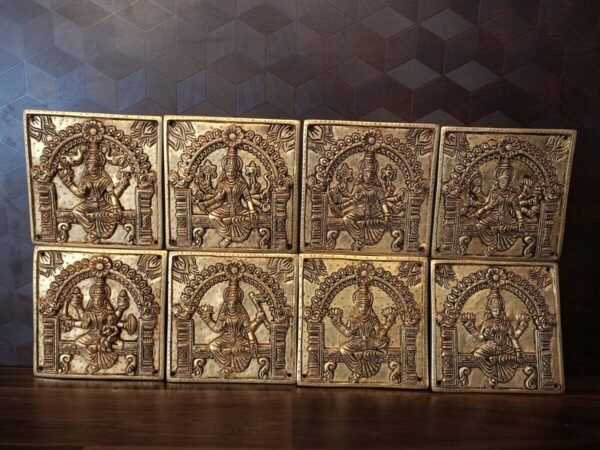Brass Ashtakshmi Wall Mount