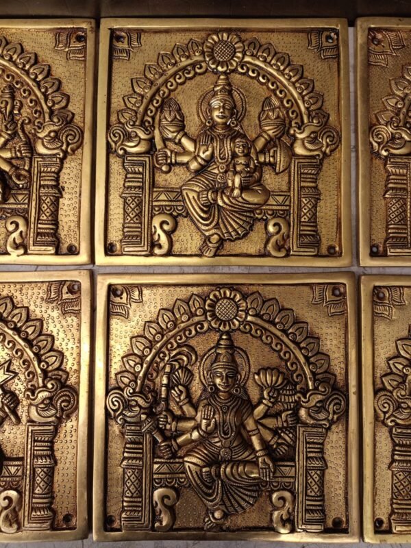 Buy Brass Ashtalakshmi Door Panel at Manufacturer Price Moradabad, India | 100% Pure Brass Idols Manufacturer and Supplier - Image 2