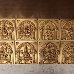 Brass Ashtalakshmi Door Panel at Manufacturer Price Moradabad