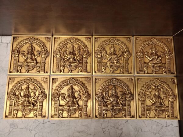 Brass Ashtalakshmi Door Panel at Manufacturer Price Moradabad