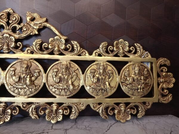 Buy Brass Ashtalakshmi Wall Mount Horizontal Wholesale Market Price Chennai,India | 100% PureBrass Idols Suppliers - Image 2