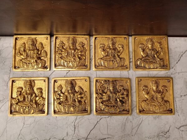 Brass Ashtalakshmi Wall Mount at Wholesale Price VGO BRASS Quality Brass Products