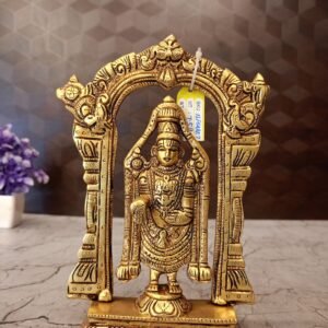 Brass Balaji with Thiruvachi idol