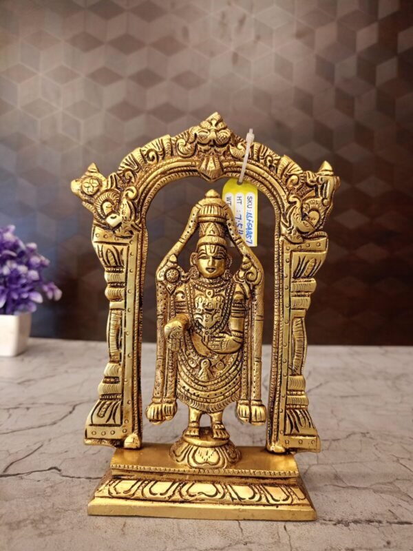 Brass Balaji with Thiruvachi idol