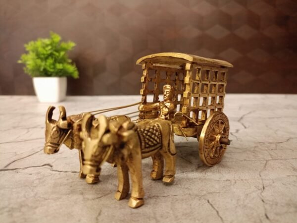 Buy Brass Bullock Cart at Manufacturer Price Coimbatore,India | 100% Pure Brass Idols Manufacturer - Image 3