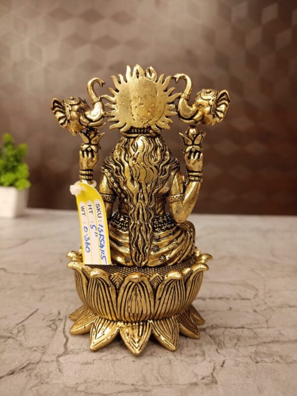 Buy Brass Fine Art Gajalakshmi Idol at Wholesale Price Jaipur,India | 100% Pure Brass Idols Supplier - Image 3