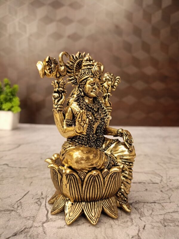 Buy Brass Fine Art Gajalakshmi Idol at Wholesale Price Jaipur,India | 100% Pure Brass Idols Supplier - Image 2