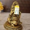 Buy Brass Fine Art Ganesha on Oval Base at Manfuacturer Price Jaipur, India - Image 2