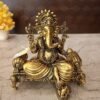 Brass Fine Art Ganesha on Sofa VGO BRASS Supplier