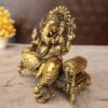Buy Brass Fine art Ganesha on Sofa at Wholesale dealer Madurai, India | 100% Pure Brass Idols Supplier - Image 3