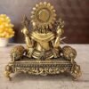 Buy Brass Fine art Ganesha on Sofa at Wholesale dealer Madurai, India | 100% Pure Brass Idols Supplier - Image 4