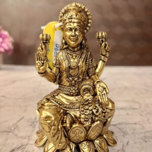 Brass Fine Art Lakshmi Idol at Wholesale Market
