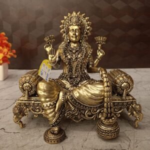 Brass Fine Art Lakshmi Sitting on Sofa at Manufacturer Price