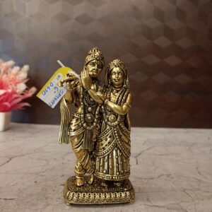 Brass Fine Art Radha Krishna