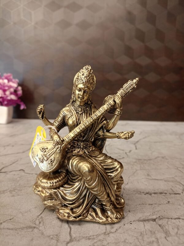 Brass Fine Art Saraswathi Idol at Wholesale Price