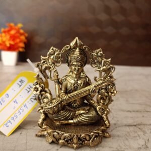 Brass Fine art Saraswathi idol at Manufacturer Price Bangalore