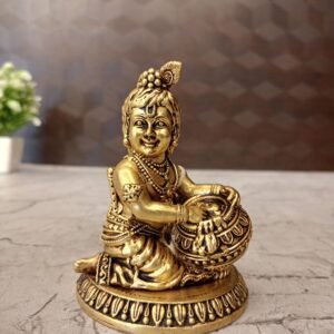 Brass Fine Art Vennai Krishna