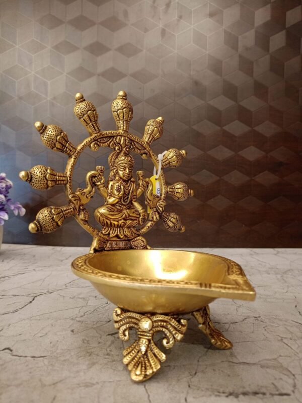 Buy Brass Gajalakshmi Diya at Manufacturer Price Bangalore,India | 100% Pure Brass Manufacturer Price - Image 3