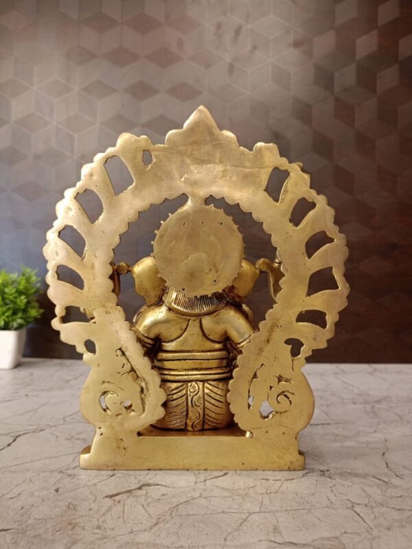 Buy Brass Ganesha with Thiruvachi at Manufacturer Price Kolkatta, India | 100% Pure Brass Idols Manufacturer - Image 3