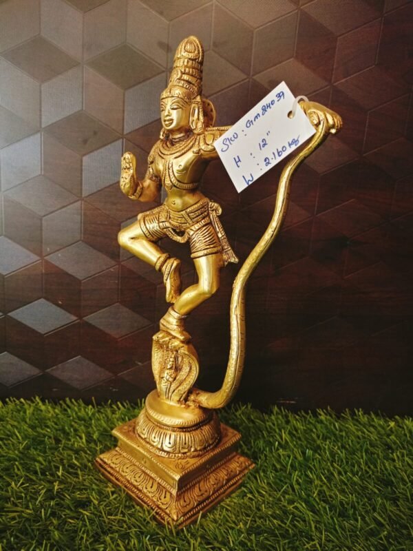 Buy Brass Kalinga Krishna Idol at Manufacturer Price Moradbad ,India | 100% Pure Brass Idols Suppliers - Image 2