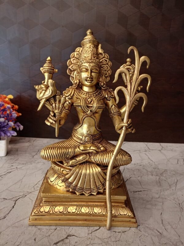 Brass Kamakshi Amman Statue VGO Brass Unique Brass Idols Suppliers