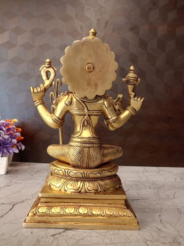 Buy Brass Kamakshi Amman Statue at Wholesale Price Madurai,India | 100% Pure Brass Idols Manufacturer - Image 4