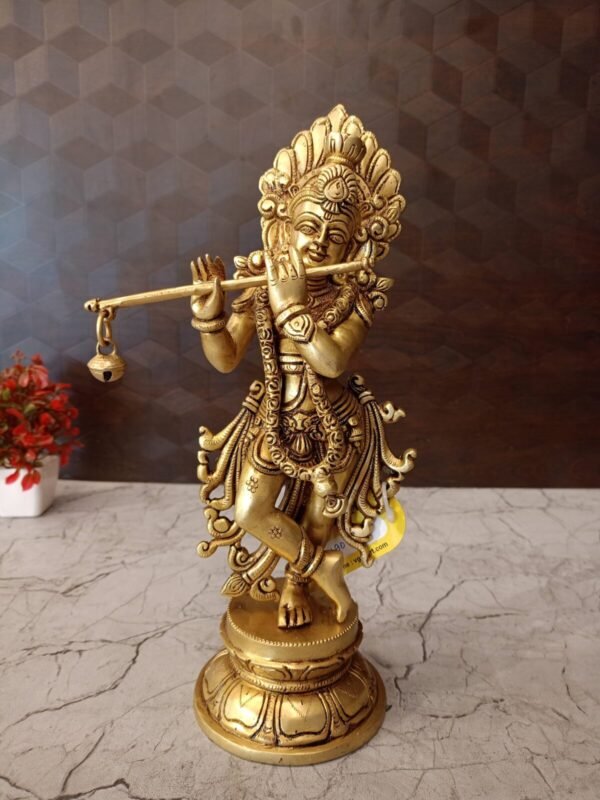 Brass Krishna Idol Wholesaler for Unique Collectibles