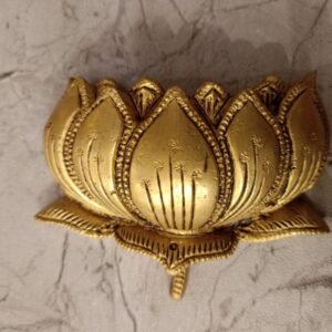 Brass Lotus Wall Mount