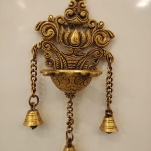 Brass Lotus Wall Mount Single Face Diya Manufacturer