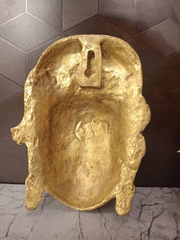 Buy Brass Paravathi Face Wall Mount at Wholesale price Chennai, India | 100% Pure Brass Idols Supplier - Image 4