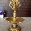 Brass Peacock Five Face Diya at Manufacturer price