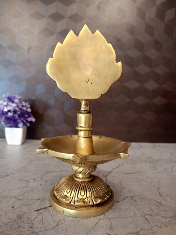 Buy Brass Peacock Five Face Diya at Manufacturer price Trichy,India | 100% Pure Brass Idols Suppliers - Image 4