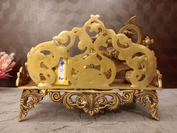 Buy Brass Reclining Ganesha from Wholesale Dealer Coimbatore, India | 100% Pure Brass Idols Suppliers - Image 4
