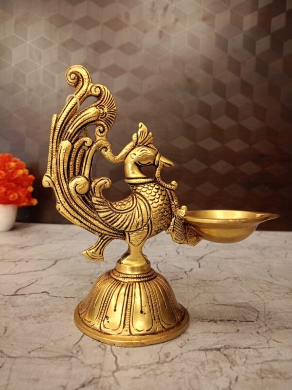 Brass Single Face Annam Diya at Wholesale Price