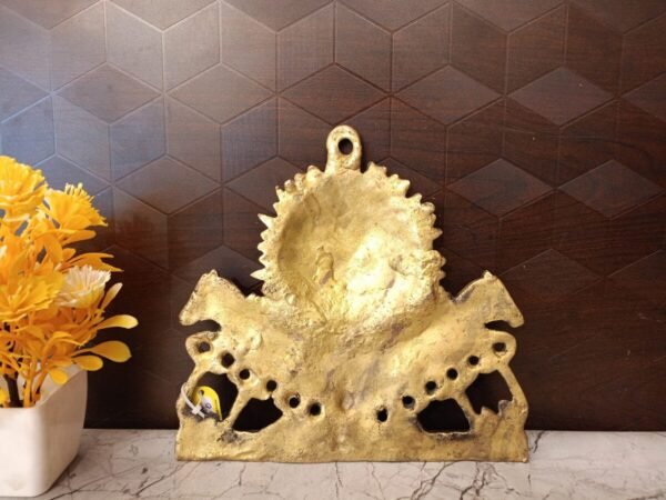 Buy Brass Sun Face Wall Mount at Manufacturer Price Bangalore,India | 100% Pure Brass Idols Manuafcturer - Image 2