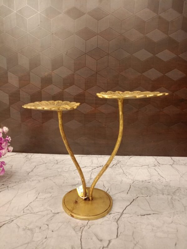 Brass Two Leaves Home Decor at Wholesale Price