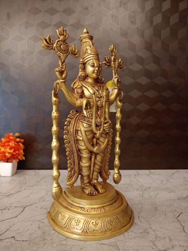 Buy Brass Venkatachalapathy Idol at Wholesale Price Aligarh, India | 100% Pure Brass idols Suppliers - Image 2