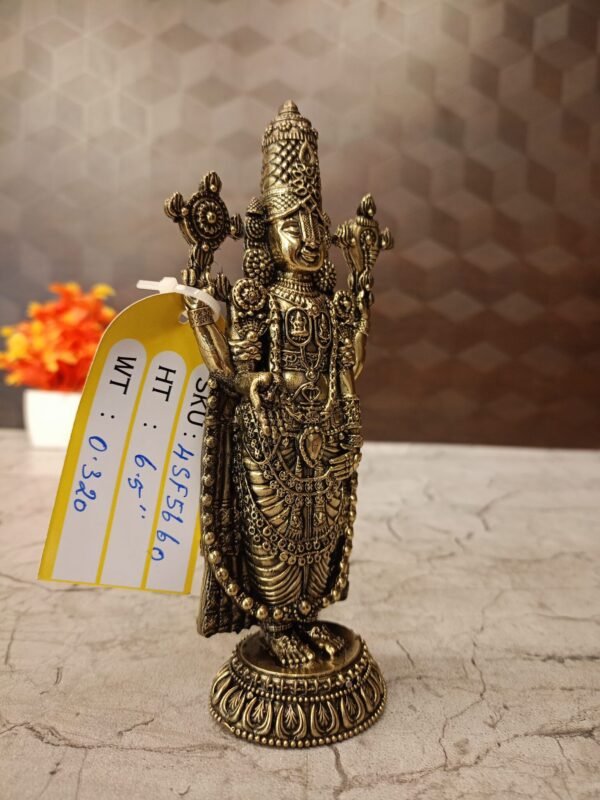 Buy Brass Fine art Balaji Idol at Manufacturer Price Chennai, India |100% Pure Brass Idols Manufacturer - Image 2