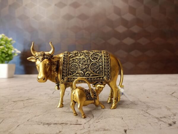Brass Fine art Gomatha Idol