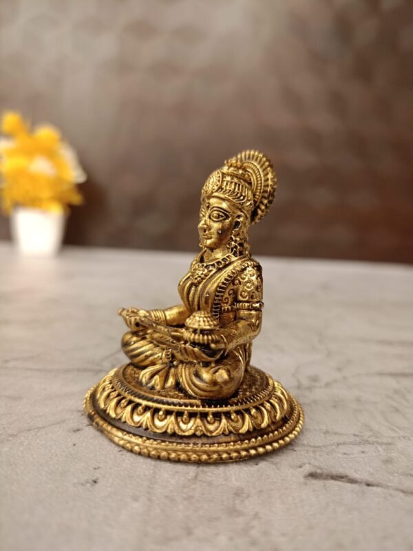 Buy Brass Fine Art Annaporani Idol Antique Finish Handicraft at Wholesale Price Chennai, India | 100% Pure Brass Idols Manufacturer Tamil Nadu, India - Image 2