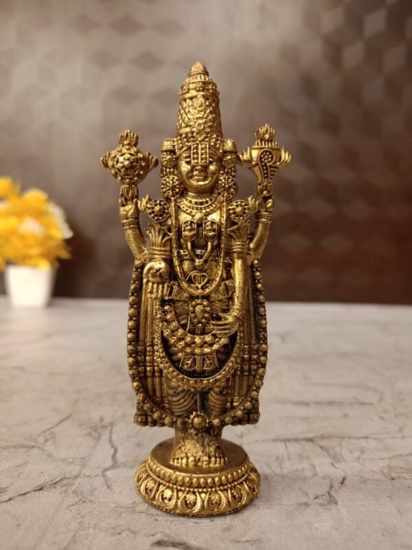 Buy Brass Fine Art Balaji Idol Antique Finish Handicraft at Wholesale Supplier Price Swamimalai , India