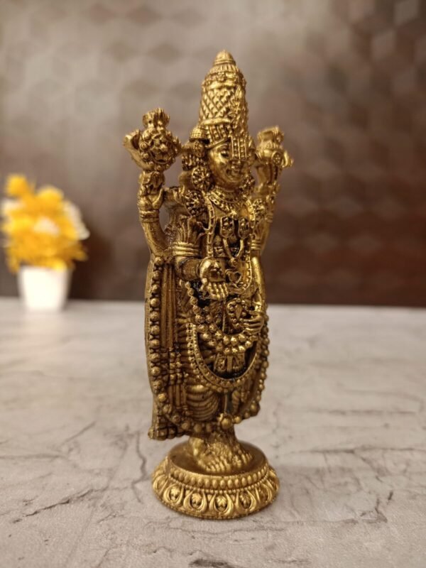 Buy Brass Fine Art Balaji Idol Antique Finish Handicraft at Wholesale Supplier Price Swamimalai , India | 100% Pure Brass Idols Manufacturer and Dealer, Tamil Nadu - Image 2