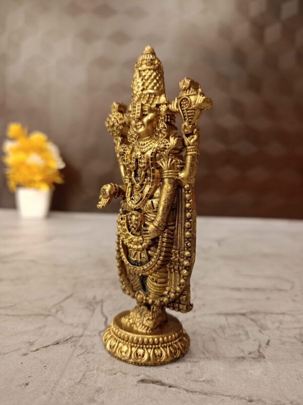 Buy Brass Fine Art Balaji Idol Antique Finish Handicraft at Wholesale Supplier Price Swamimalai , India | 100% Pure Brass Idols Manufacturer and Dealer, Tamil Nadu - Image 3